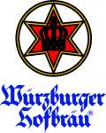 WURZBURGER HOFBRAU BIER BEER GLASS Würzburg Hofbräu   