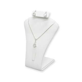 Small Combination Earring/Necklace/Ring Stand White  