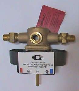 California Faucets PBS R Pressure Balance Shower Rough Valve Only 