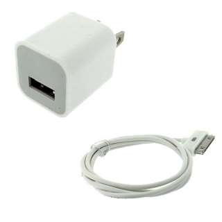   Wall Home Charger +Cable For iPhone 4S 4 3GS 3G 2G iPod Touch  