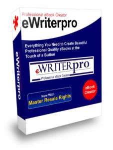 eWriter Pro Professional PDF Creator  Software on CD  