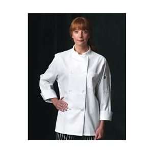 Chef Designs 0413 Eight Pearl Button Chef Coat with Thermometer Pocket 
