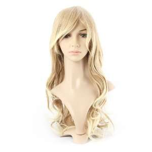  6sense Beautiful Curly Cosplay Long Wig Khaki Hair Beauty