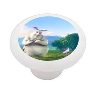  Big Buck Bunny and Butterfly Decorative High Gloss Ceramic 