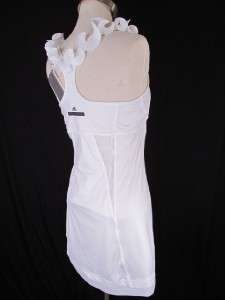 Adidas Stella McCartney Tennis Dress 1 Ruffles M MEDIUM White Orginals 