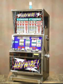 IGT Slot Machine, Haywire, Quarter Token Reel Slot Machine  