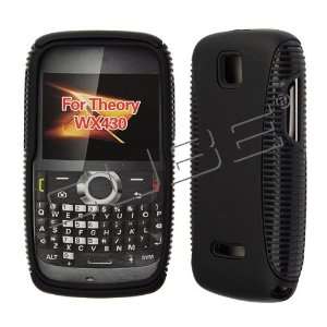  Motorola WX430 WX 430 Theory Black Rubber Feel Hybrid Snap 