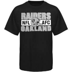  Reebok Oakland Raiders Youth Blockbuster T Shirt   Black 