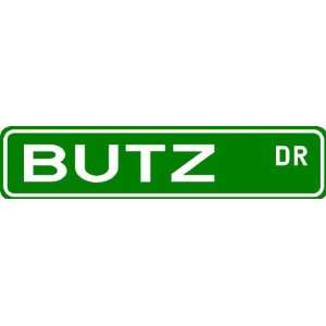  BUTZ Street Sign ~ Family Lastname Sign ~ Gameroom 