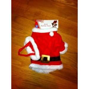  Dog Santa Suit with Hat   XL ONLY 