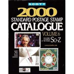  Scott 2000 Standard CATALOGUE VOLUME 6 