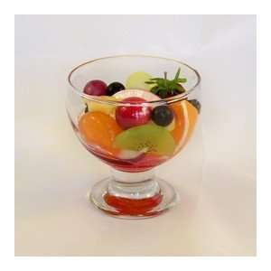   New Delicious Looking Faux Short Glass of Mixed Fruits Toys & Games