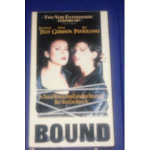 BOUND  VHS   starring Jennifer Tilly, Gina Gershon, and Joe Pantoliano