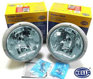 HELLA RALLYE 3003 BLUE CLEAR HALOGEN SPOTLIGHTS LAMPS  