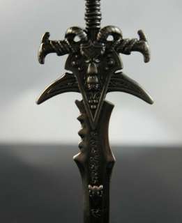 WOW Lich King Arthas FrostMourne Sword Keychain Pendants  