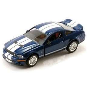  2007 Shelby GT 500 Blue W/White Stripes R3 164 Die Cast 