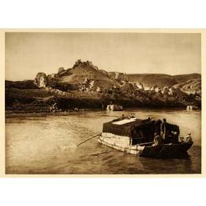  1925 Euphrates River Boat Halebiye Zenobia Fortress 