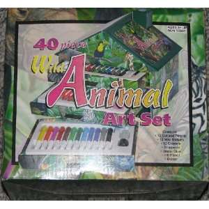  40 piece wild animal art set Toys & Games
