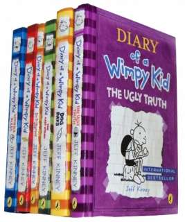 Diary of a Wimpy Kid Collection 6 Books Box Set NEW PB  