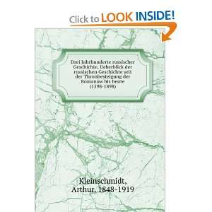   Romanow bis heute (1598 1898) Arthur, 1848 1919 Kleinschmidt Books