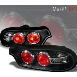 Mazda RX7 Tail Lights JDM Black Altezza Taillights 1993 1994 1995 1996 