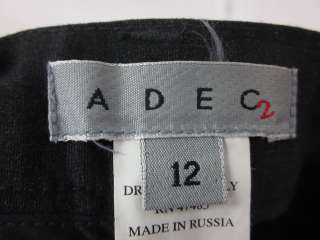 ADEC 2 Gray Wool Pants Slacks Trousers Sz 12  
