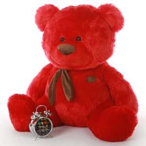  Randy Shags Chubby and Adorable Bright Red Teddy Bear 35in 