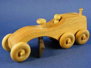 Handcrafted Wood Toy Road Grader & Bulldozer  