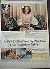 1941 Woodbury Cold Cream actress Merle Oberon beauty ad