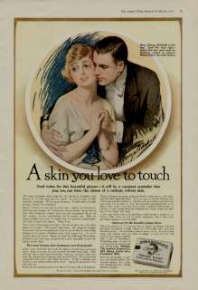 1916 WOODBURYS SOAP AD / SKIN YOU LOVE TO TOUCH.  