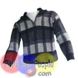 Alpaca Sweater Men Half Zip Jumper Size Medium Ch003031