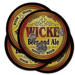  Wicke Beer and Ale Coaster Set