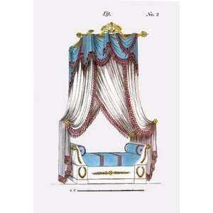  French Empire Bed No. 2   Paper Poster (18.75 x 28.5 