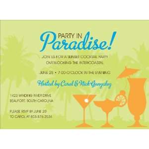  Tropical Cocktails Invitations