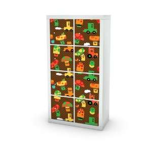   IKEA PS & Cars 2 Decal for IKEA Expedit Bookcase 4x2