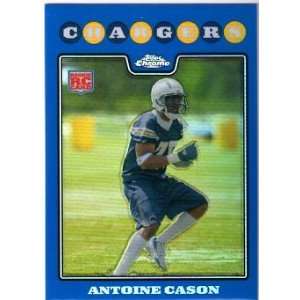  Antoine Cason San Diego Chargers 2008 Topps Chrome Blue 