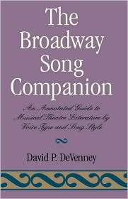 Broadway Song Companion, (0810833735), David P. DeVenney, Textbooks 
