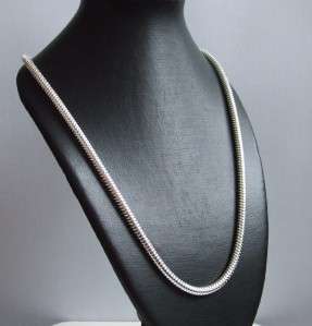 Sterling Silver Snake Chain 30 Inch long necklet 3mm  