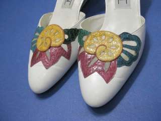 vtg 70s 80s Summer Ladies Sandals Shoes Size 8  