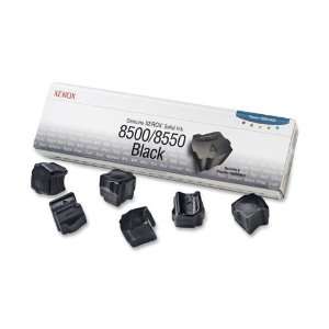  Phaser 8500, 8550 6/pack Black ColorStix (Xerox 108R00672 