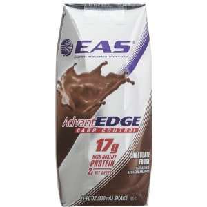 EAS AdvantEdge Carb Control Shakes    Chocolate Fudge    11 oz., 4 Pk.