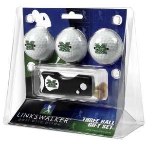  Marshall University Thundering Herd 3 Golf Ball Gift Pack 