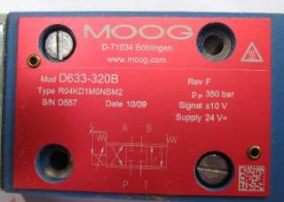 NIB Moog D633 320B Direct Drive Servo Valve 2 Year Warranty