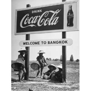  Billboard Advertising Coca Cola at Outskirts of Bangkok 