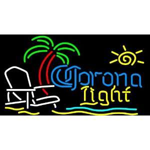  Corona Light Beer Beach Neon Sign 17 X 13 Office 