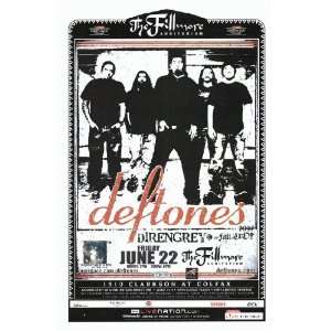  Deftones Concert Handbill Poster Denver CO The Everything 