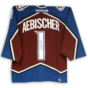  Dave Aebischer Signed Official Jersey