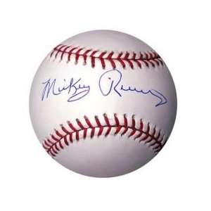 Mickey Rivers Autographed Baseball