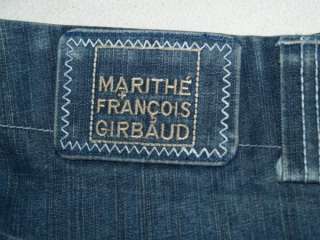 MARITHE FRANCOIS GIRBAUD Taped Shuttle Jeans 40M  