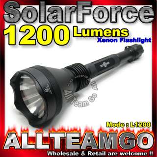 Solarforce 1200 Lumens Xenon Flashlight Torch #L1200  